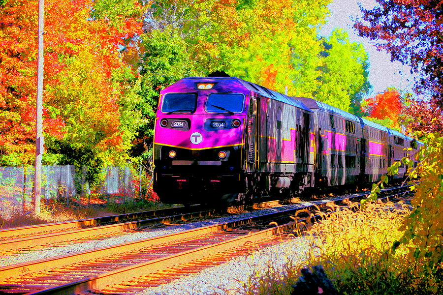The T in Fall Digital Art by Cliff Wilson