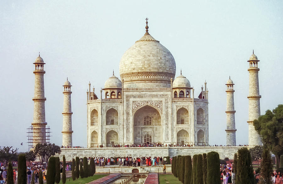 The Taj Mahal - Agra  Photograph by Amazing Action Photo Video
