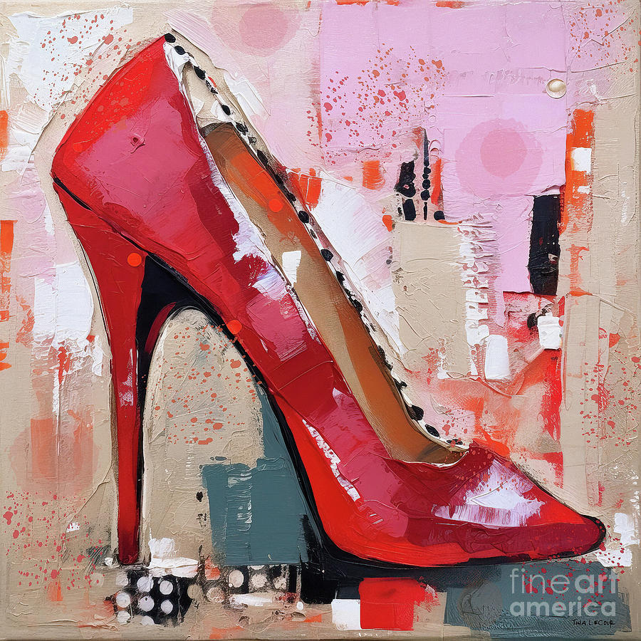 The Take Me Home Pump Painting by Tina LeCour