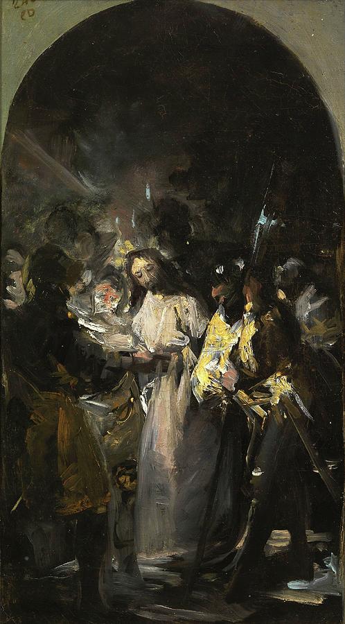 The Taking of Christ, 1798, Spanish School, Oil on canvas, 40,2... Painting by Francisco de Goya -1746-1828-