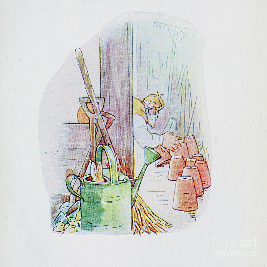 Peter Rabbit Painting - The Tale of Peter Rabbit ab22 by Historic Illustrations