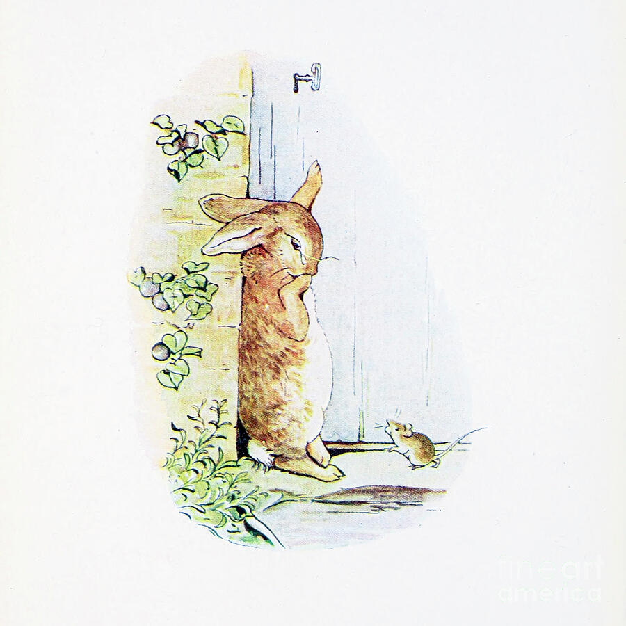 Peter Rabbit Painting - The Tale of Peter Rabbit ab25 by Historic Illustrations