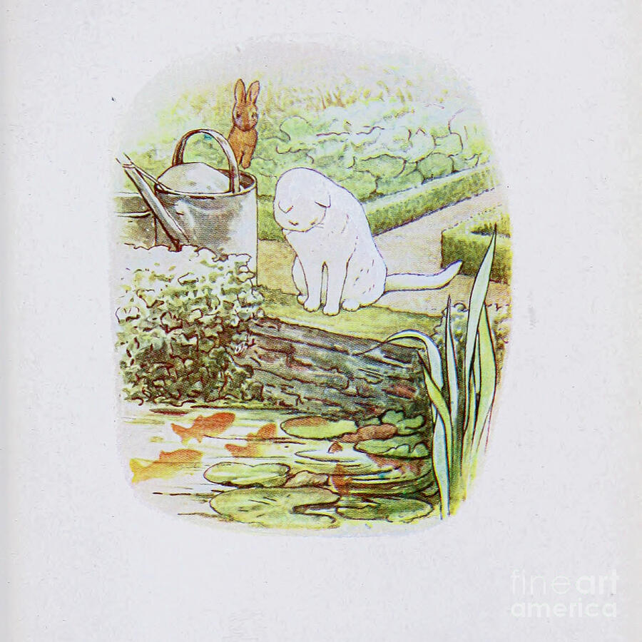 Peter Rabbit Painting - The Tale of Peter Rabbit ab33 by Historic Illustrations