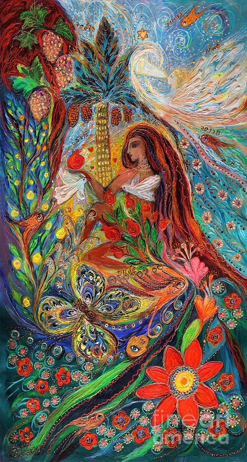 The Tales of One Thousand and One Nights. Middle Panel Painting by Elena Kotliarker