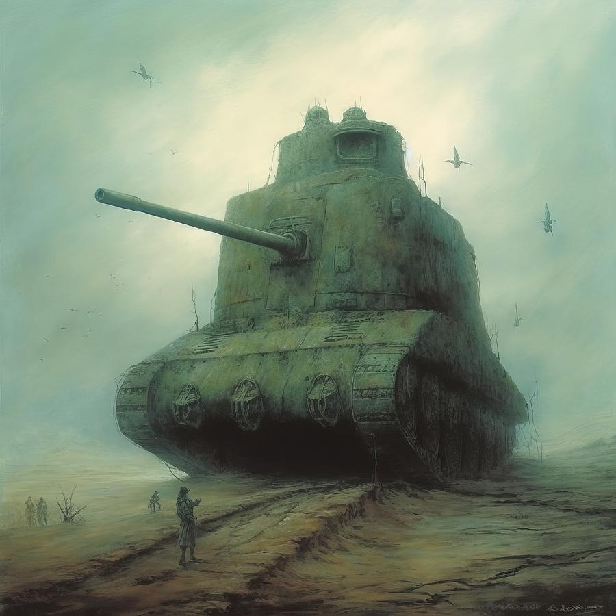 Tank Painting - The Tank by My Head Cinema