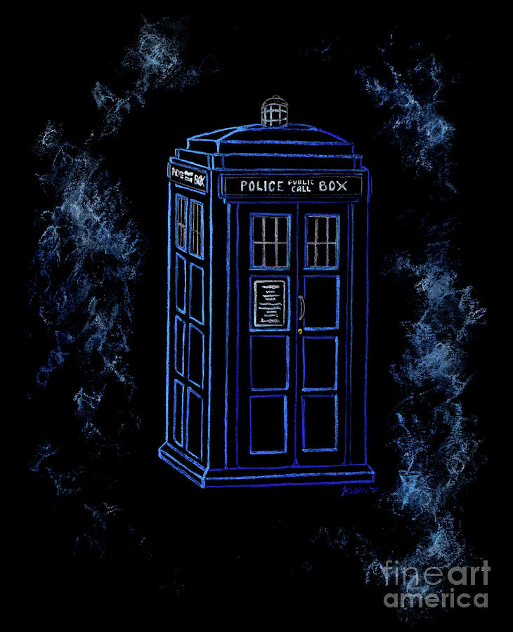 The Tardis - Doctor Who by Kassidy Monday