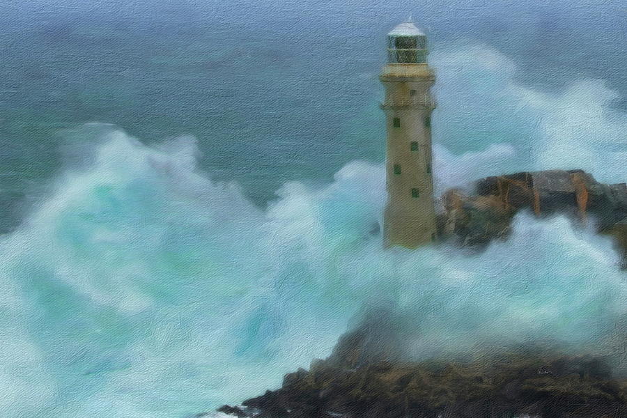 The Teardrop Of Ireland - Lighthouse Digital Art