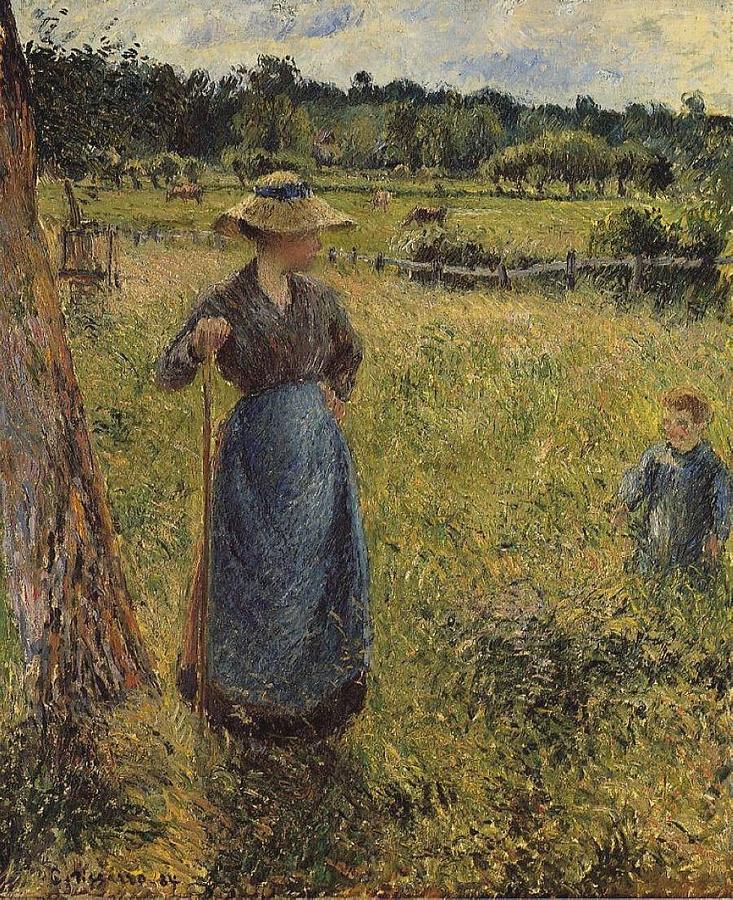 The Tedder 1884  By Camille Pissarro 1830  1903 Painting