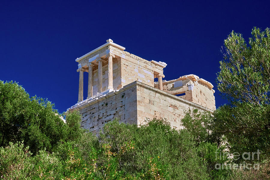 Greece Photograph - The Temple Of Athena by Sourov Deb