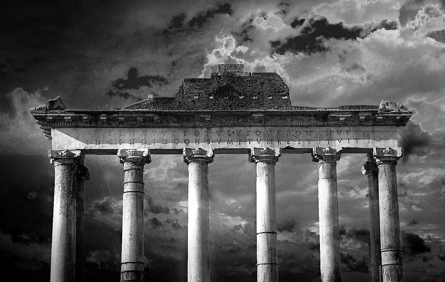 The Temple of Saturn Photograph by John Bartosik