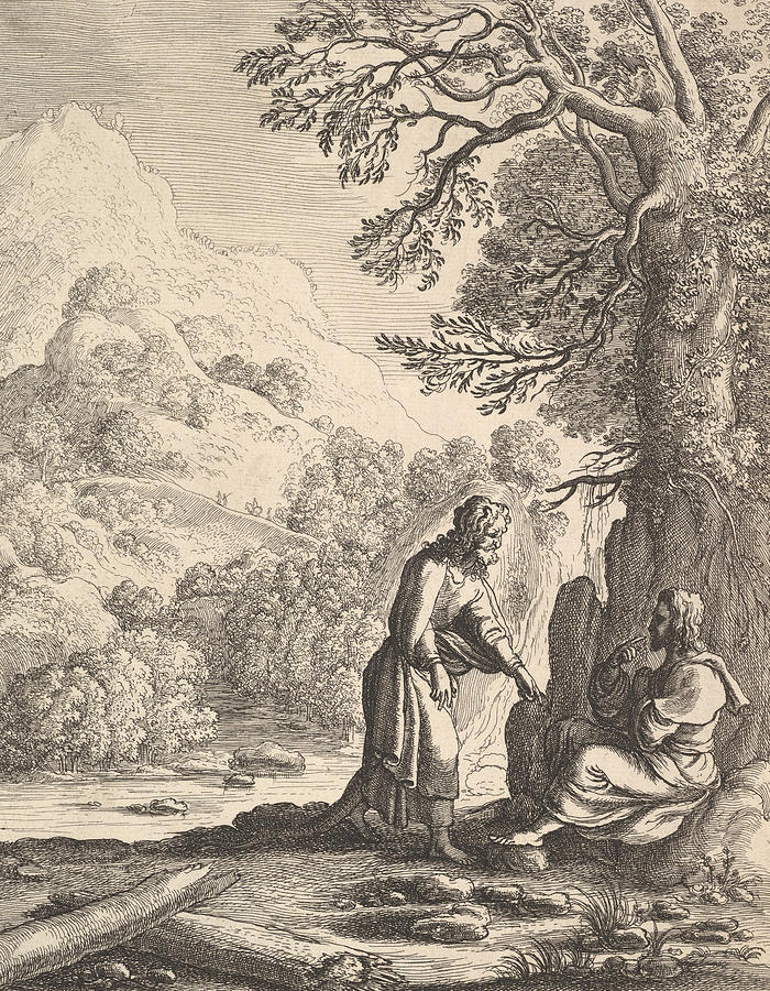 The Temptation Relief by Wenceslaus Hollar