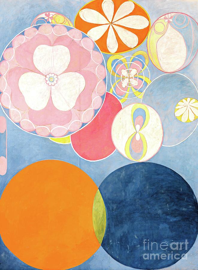 The Ten Largest, No. 02, Childhood, Group IV Painting by Hilma af Klint
