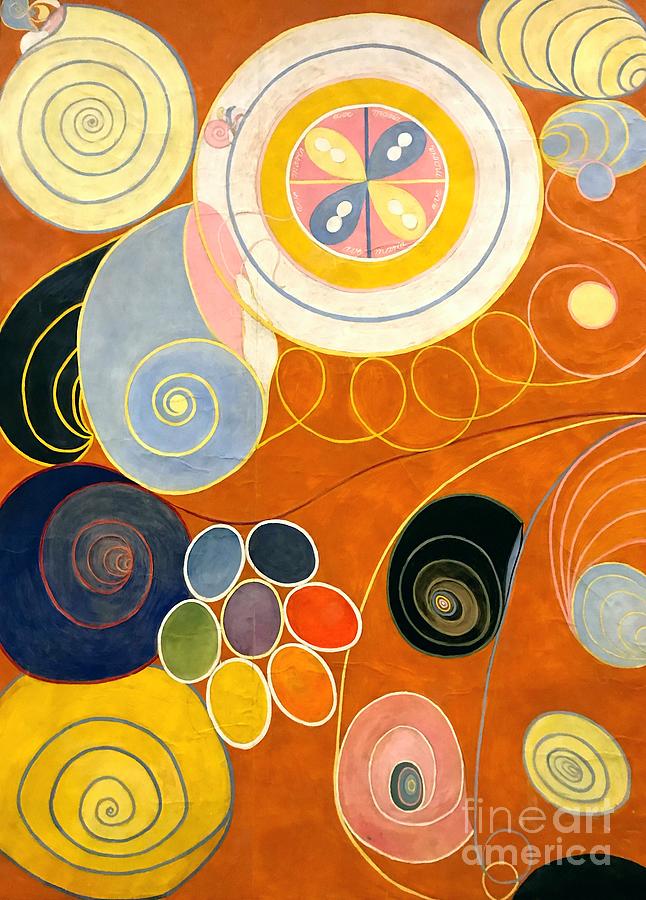 The Ten Largest, No. 03, Youth, Group IV Painting by Hilma af Klint