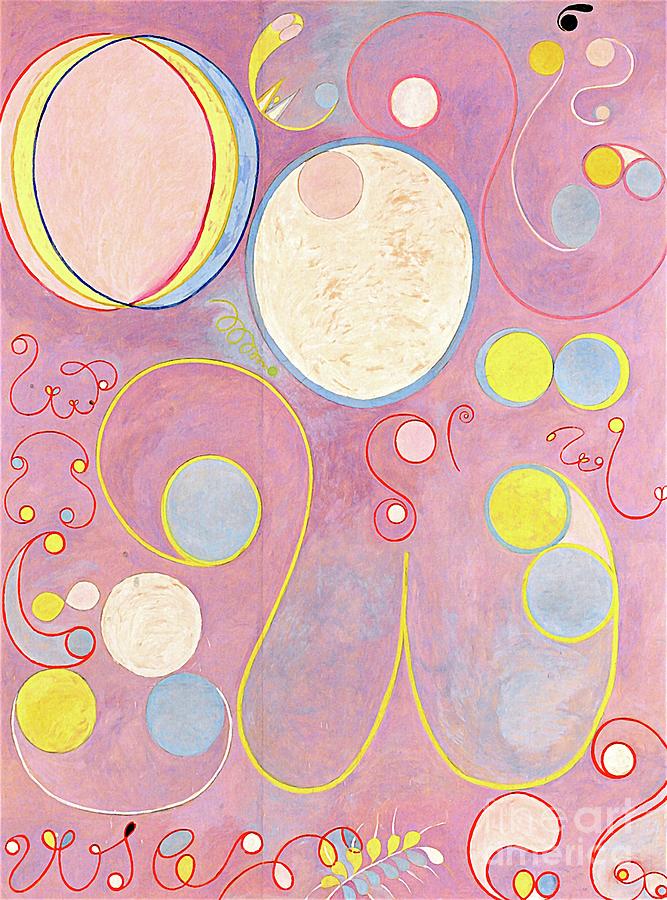 The Ten Largest, No. 08, Adulthood, Group IV Painting by Hilma af Klint