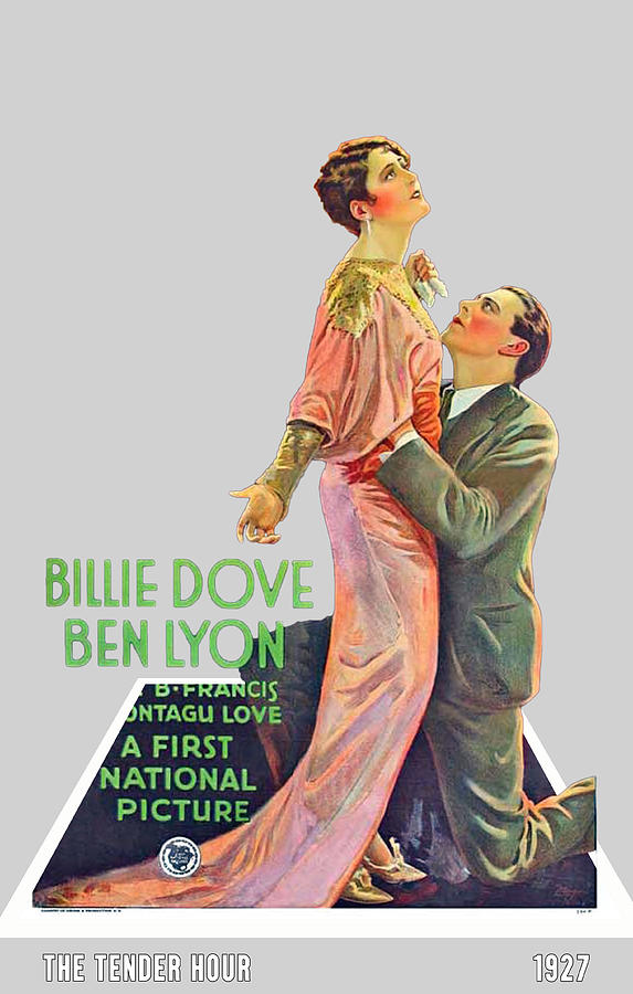 Dove Mixed Media - The Tender Hour, 1927, 3d movie poster by Movie World Posters