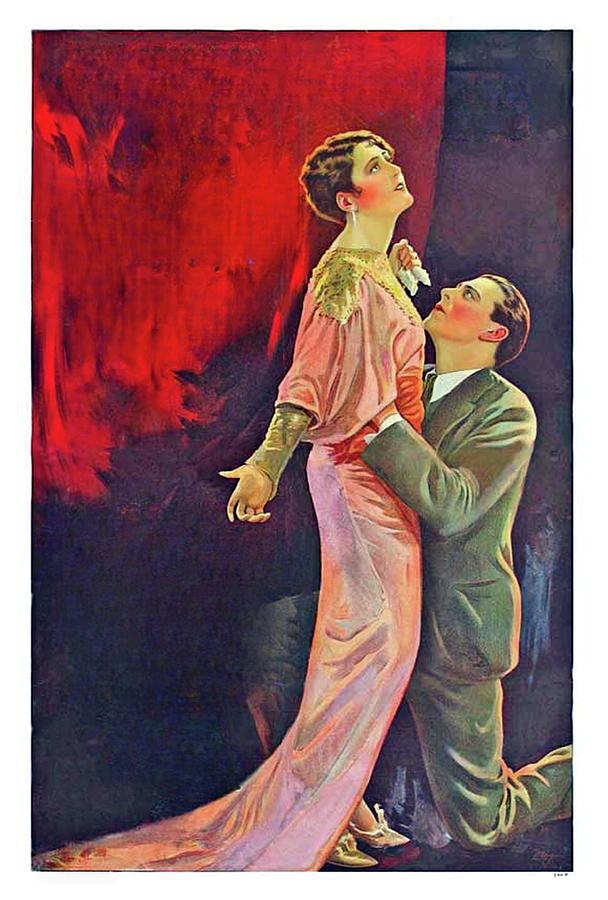 Dove Painting - The Tender Hour, 1927, movie poster painting by Movie World Posters