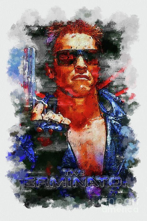 The Terminator Mixed Media by Emelia Marquardt - Fine Art America