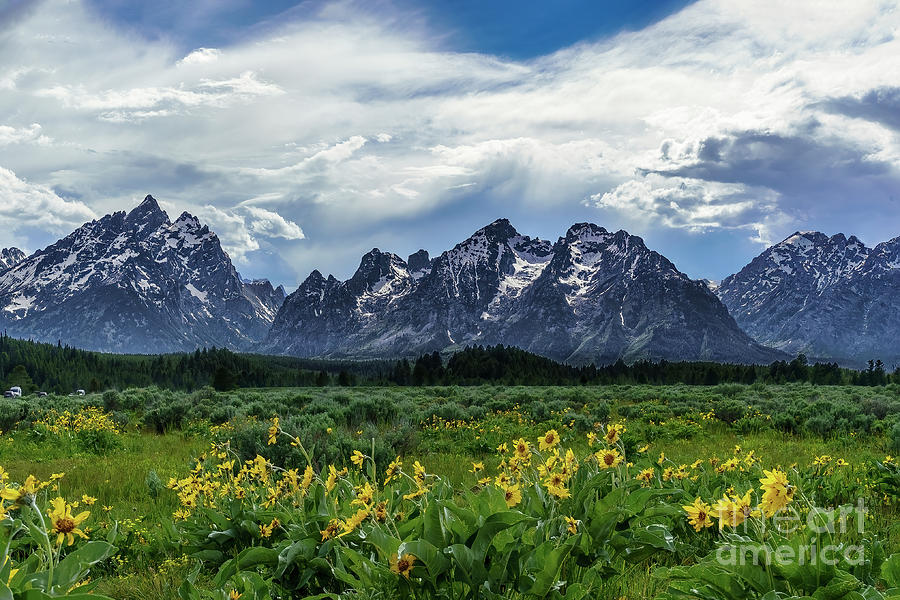 The Tetons In Wyoming Photograph
