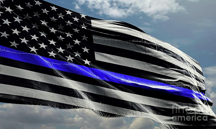 The Thin Blue Line  Photograph by D Hackett