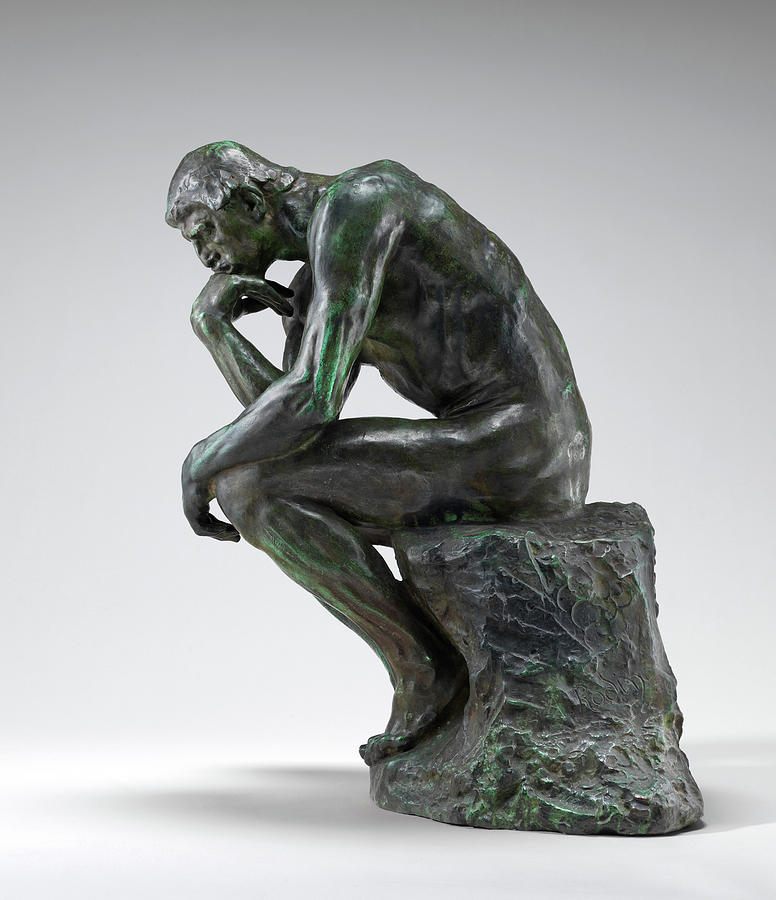 The Thinker, Le Penseur Painting by Auguste Rodin | Fine Art America
