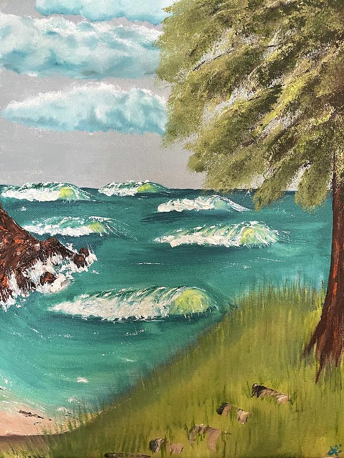 The Thinking Spot Painting by Lisa White The Thinking Spot Painting by Lisa White