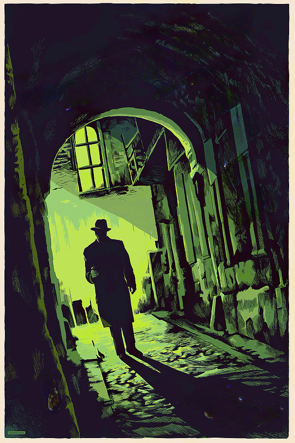 The Third Man, 1949, movie poster painting by Francesco Francavilla Painting by Movie World Posters