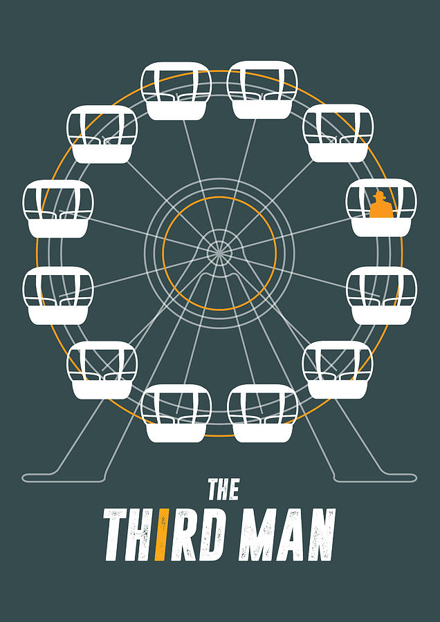 Casablanca Movie Digital Art - The Third Man - Alternative Movie Poster by Movie Poster Boy