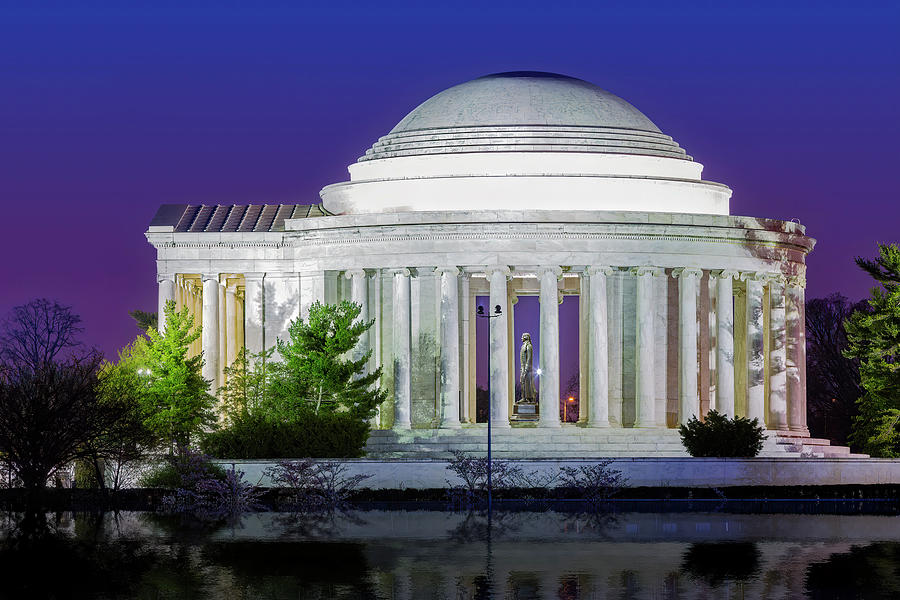 The Thomas Jefferson Memorial  Photograph by Susan Candelario