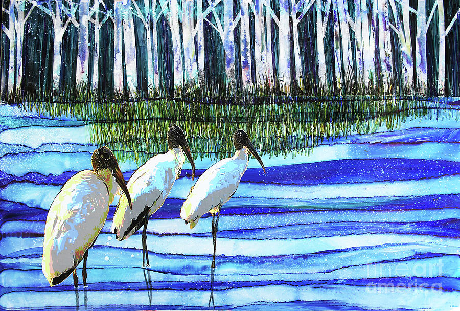 The Three Amigos Painting by Alene Sirott-Cope