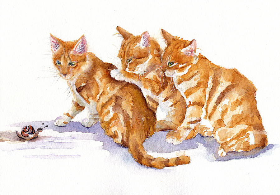 The Three Amigos Painting by Debra Hall
