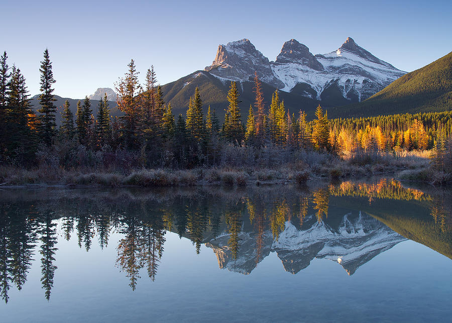 The Three Sisters at Sunrise Photograph by Dan Fehr - Fine Art America