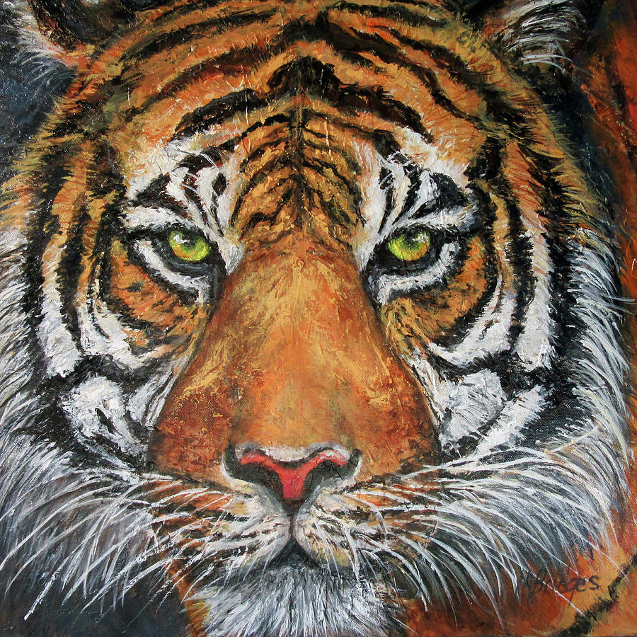 The Tiger Painting by Mary Bridges