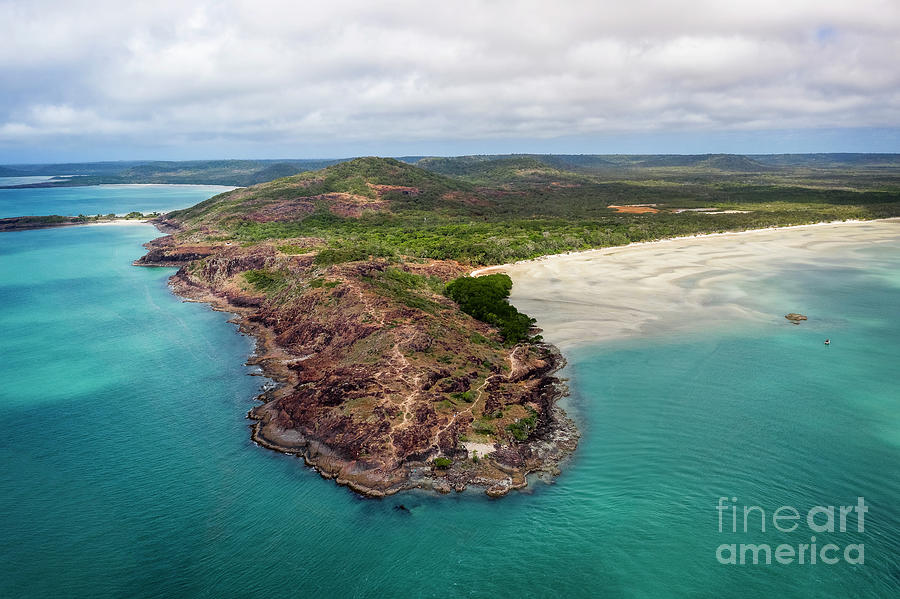 Beach Photograph - The tip of Cape York from above by Dominic Jeanmaire