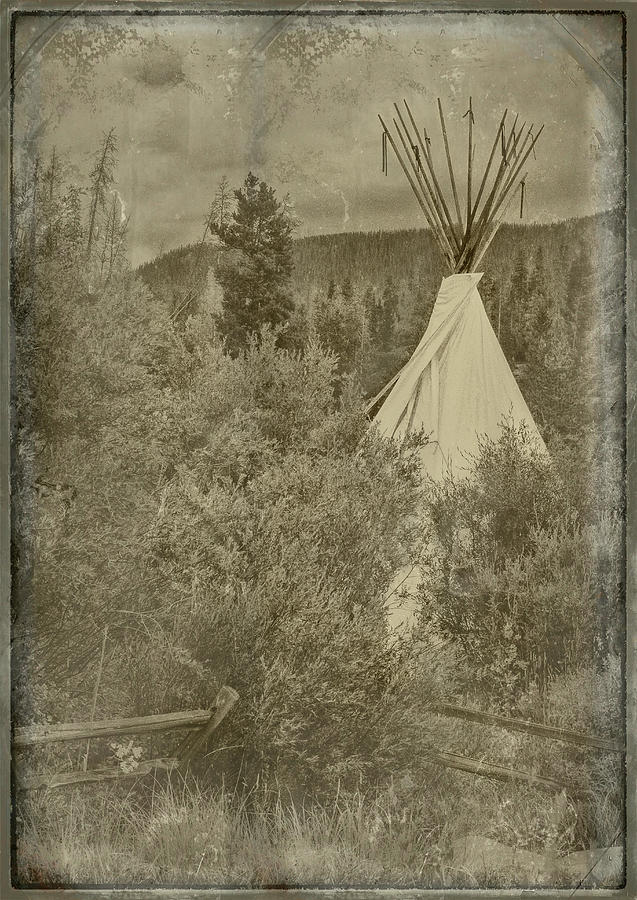 The Tipi Photograph by Vicki Stansbury