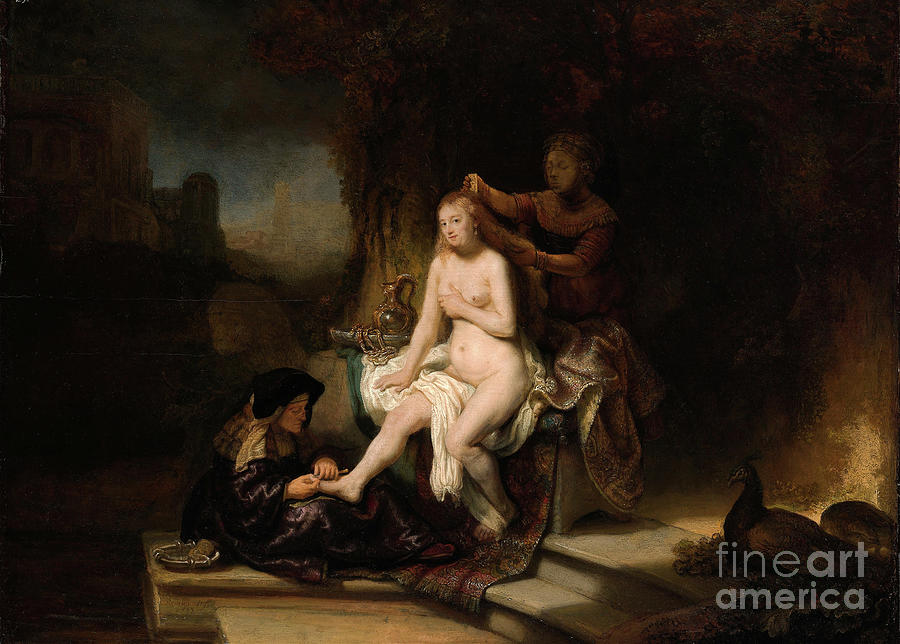 The Toilet Of Bathsheba - Rembrandt Painting