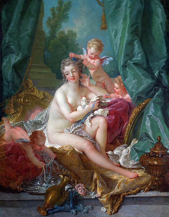 The Toilette of Venus                                             Painting by Long Shot