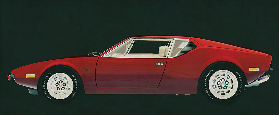 The Tomaso Pantera class and power bundled in an Italian design Painting by Jan Keteleer