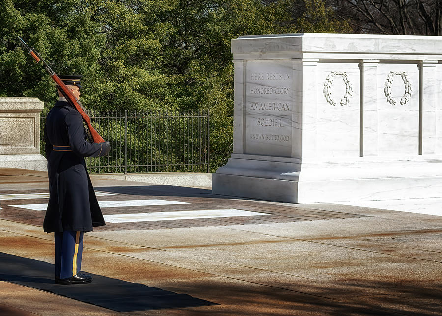 The Tomb of the Unknown Soldier  Photograph by Susan Rissi Tregoning