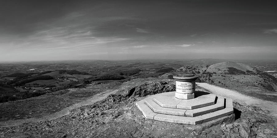 The toposcope and memorial on Worcestershire Beacon Photograph by Seeables Visual Arts