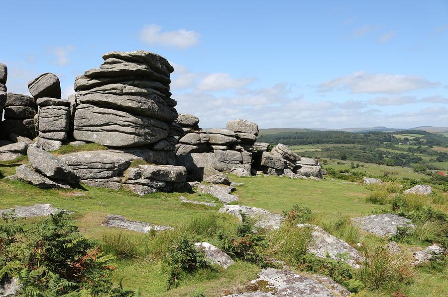 Nature Photograph - The Tor of Combestone by Michaela Perryman