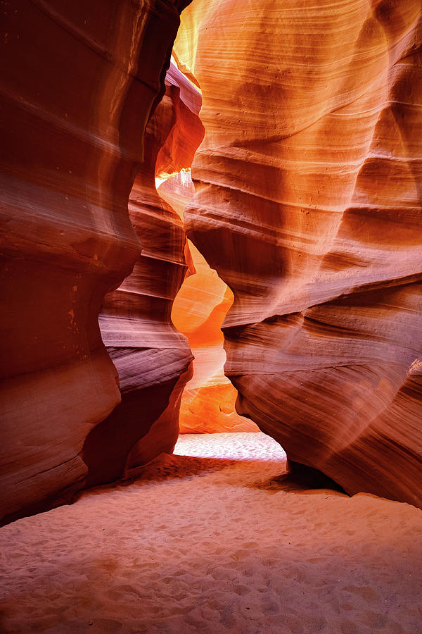 The Torch Flame of Antelope Canyon - Page Arizona Photograph by Gregory Ballos