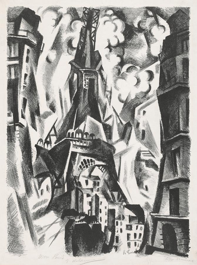 The Tower 1926 Robert Delaunay French 1885-1941 Painting by Robert ...