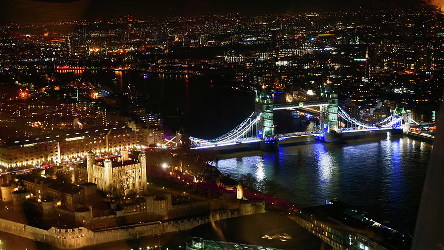 The Tower Bridge in London at Night by Santosh Puthran The Tower Bridge in London at Night by Santosh Puthran