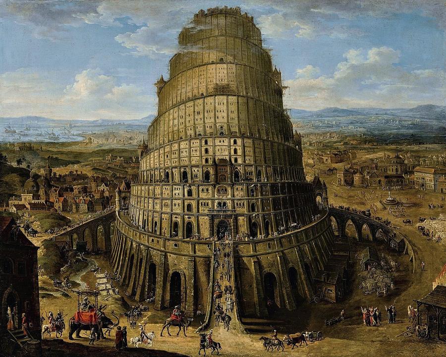 The Tower Of Babel Drawing by Flemish School th Century Flemish th ...