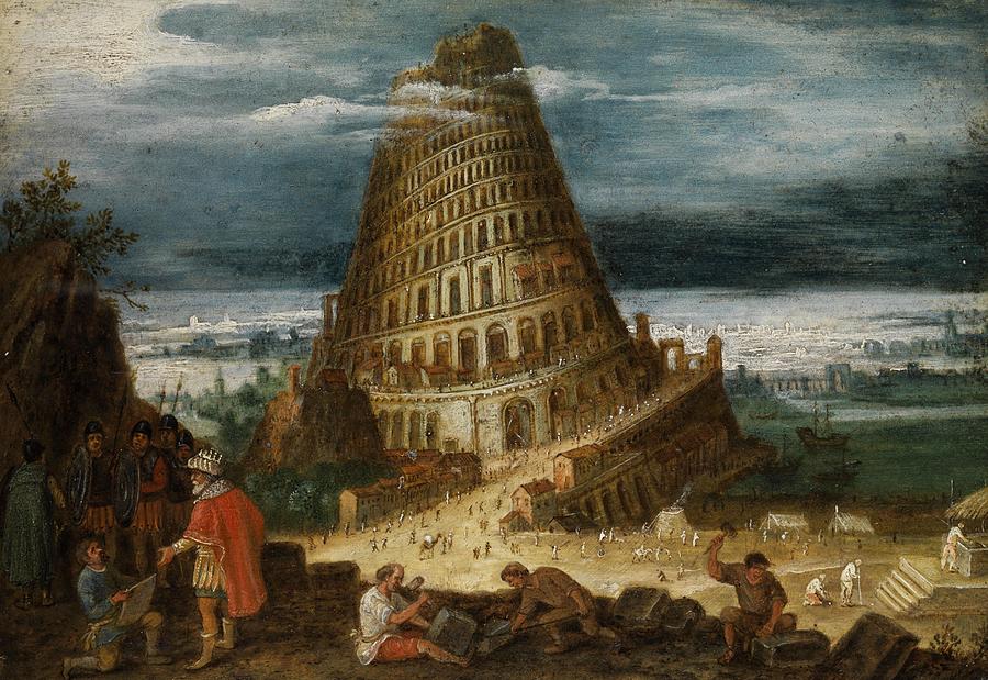 The Tower of Babel Painting by Master Art Collection - Pixels