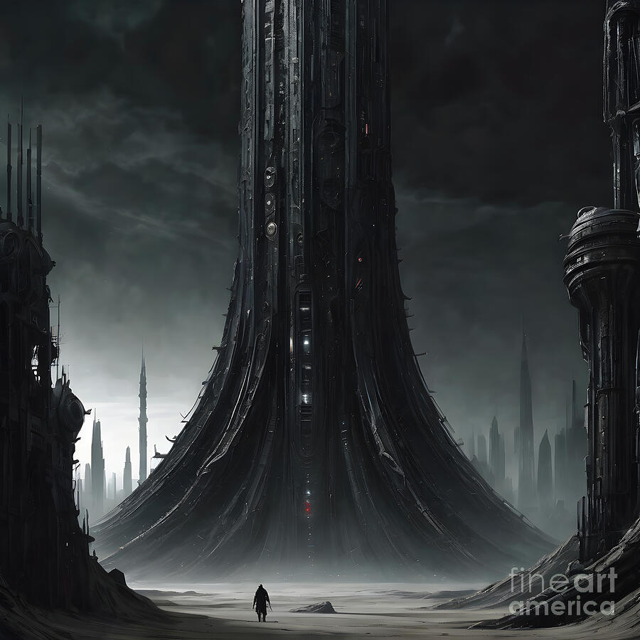 Science Fiction Digital Art - The towers watcher by Sen Tinel