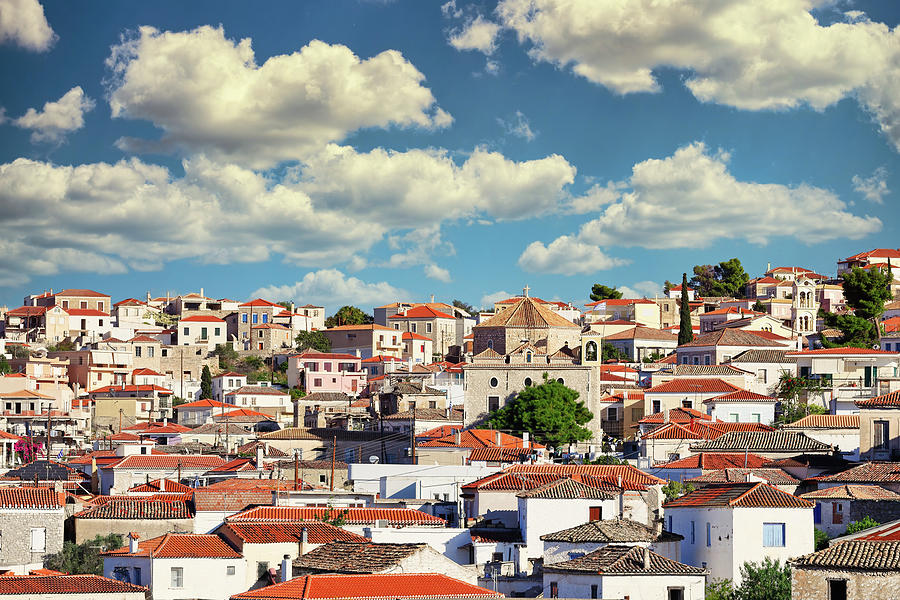 The town Kranidi of Argolida in Peloponnese, Greece Photograph by Constantinos Iliopoulos