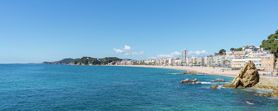 Lloret Photograph - The Town Of Lloret De Mar From The Cami De Ronda by Vicen Photography Lloret Photograph - The Town Of Lloret De Mar From The Cami De Ronda by Vicen Photography