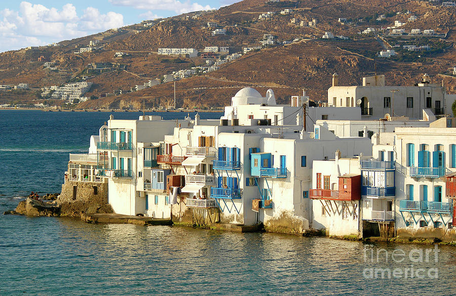 The town of Mykonos on the island of Mykonos, Greece.  Photograph by Gunther Allen