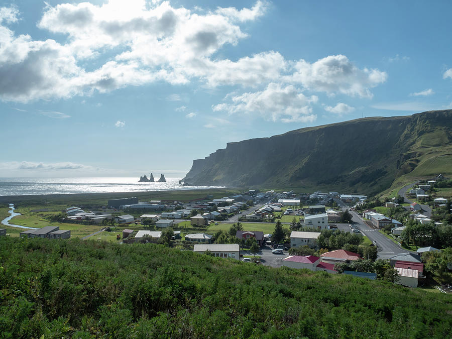 The Town of Vik Iceland Photograph by Kristia Adams